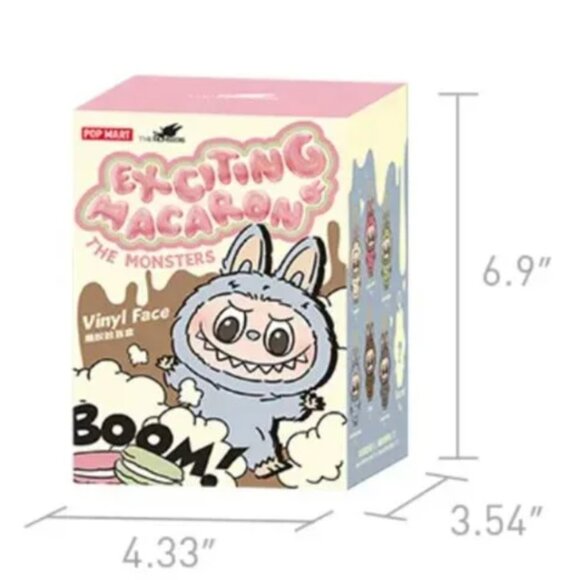 Authentic Pop Mart The Monsters Exciting Macaron Sea Salt Coconut Labubu SEALED - Picture 5 of 13